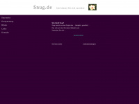 snug.de Webseite Vorschau