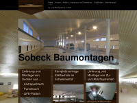 sobeck-baumontagen.de Webseite Vorschau