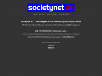 societynet.at Webseite Vorschau