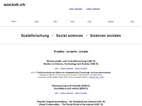 socio5.ch Webseite Vorschau