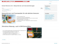 soclair.ch Webseite Vorschau