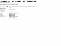 soda-sand-seife.de Webseite Vorschau