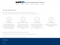 soft21.de Webseite Vorschau