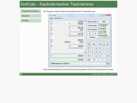 softcalc.de Webseite Vorschau