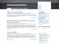 softwarearchitektur.de Webseite Vorschau