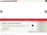 sohn-haustechnik.de Webseite Vorschau