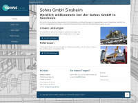 sohnsgmbh.de Webseite Vorschau