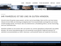 soland-ag.ch Webseite Vorschau