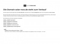 solar-now.de Webseite Vorschau