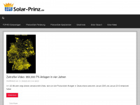 solar-prinz.de Webseite Vorschau