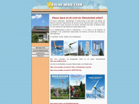 solar-wind-team.de Webseite Vorschau