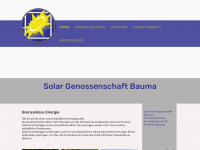 solarbauma.ch Webseite Vorschau