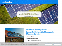 solardoc.at Webseite Vorschau