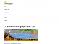 solarenergie-info.de Webseite Vorschau