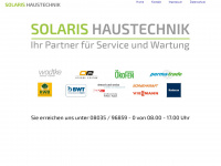 solaris-haustechnik.de Webseite Vorschau