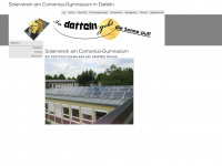 solarverein-comenius.de Webseite Vorschau