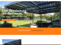 solarvordach.de Webseite Vorschau
