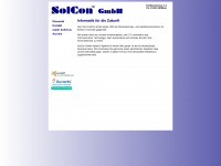 solcon.ch Webseite Vorschau