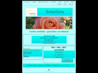 soleasana.ch Webseite Vorschau