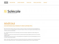 solecole.ch Webseite Vorschau