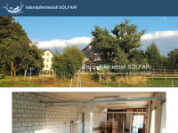 solfari.ch Webseite Vorschau