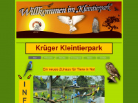 krueger-kleintierpark.de Webseite Vorschau