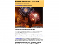 weinfest-sommerparty.de Webseite Vorschau