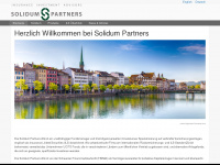 solidumpartners.ch Webseite Vorschau