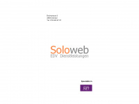 soloweb.ch Webseite Vorschau