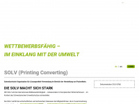 solv-printing-converting.ch Webseite Vorschau