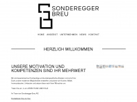 sondereggerbreu.ch Webseite Vorschau