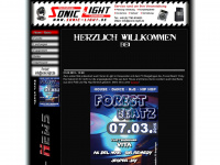 sonic-light.de Webseite Vorschau