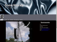 sonicworks.de Webseite Vorschau