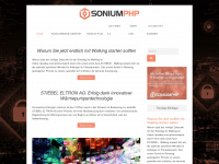 sonium-portal.de Webseite Vorschau