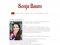 sonja-baum.de Webseite Vorschau