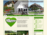 sonjas-fewo.de Webseite Vorschau