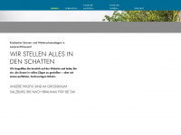 sonnen-wetterschutz.at Webseite Vorschau