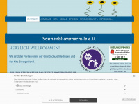 sonnenblumenschule.de Webseite Vorschau