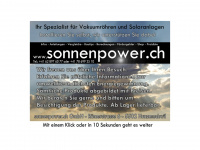 sonnenpower.ch Webseite Vorschau