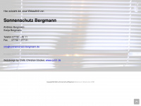 sonnenschutz-bergmann.de Webseite Vorschau