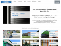 sonnenschutz-rainer.at Webseite Vorschau