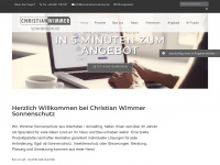 sonnenschutz-wimmer.de Webseite Vorschau