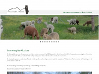 sonnenspitz-alpakas.at Webseite Vorschau
