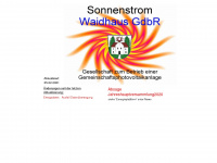 sonnenstrom-waidhaus.de Webseite Vorschau