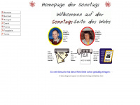 sonntag-family.de Webseite Vorschau