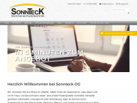 sonnteck.at Webseite Vorschau