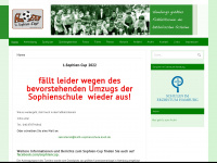 sophien-cup.de Webseite Vorschau