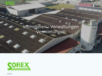 sorex.ch Webseite Vorschau