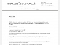 souffleurdeverre.ch Webseite Vorschau