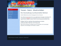 sound-fw.de Webseite Vorschau